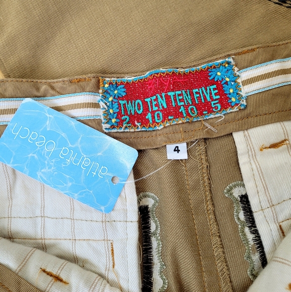 NWT BIYA Johnny Was Two Ten Ten Five Embroidered Studded Flare Bootcut Jeans 4 - Picture 8 of 13